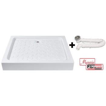 Pachet Complet Cadita de Dus Acril 100x80 - Picioare Sustinere, Sifon Evacuare si Cadita de Dus Fibrocom 100x80 Pachet Complet Cadita de Dus Acril 100x80 - Picioare Sustinere, Sifon Evacuare si Cadita de Dus Fibrocom 100x80