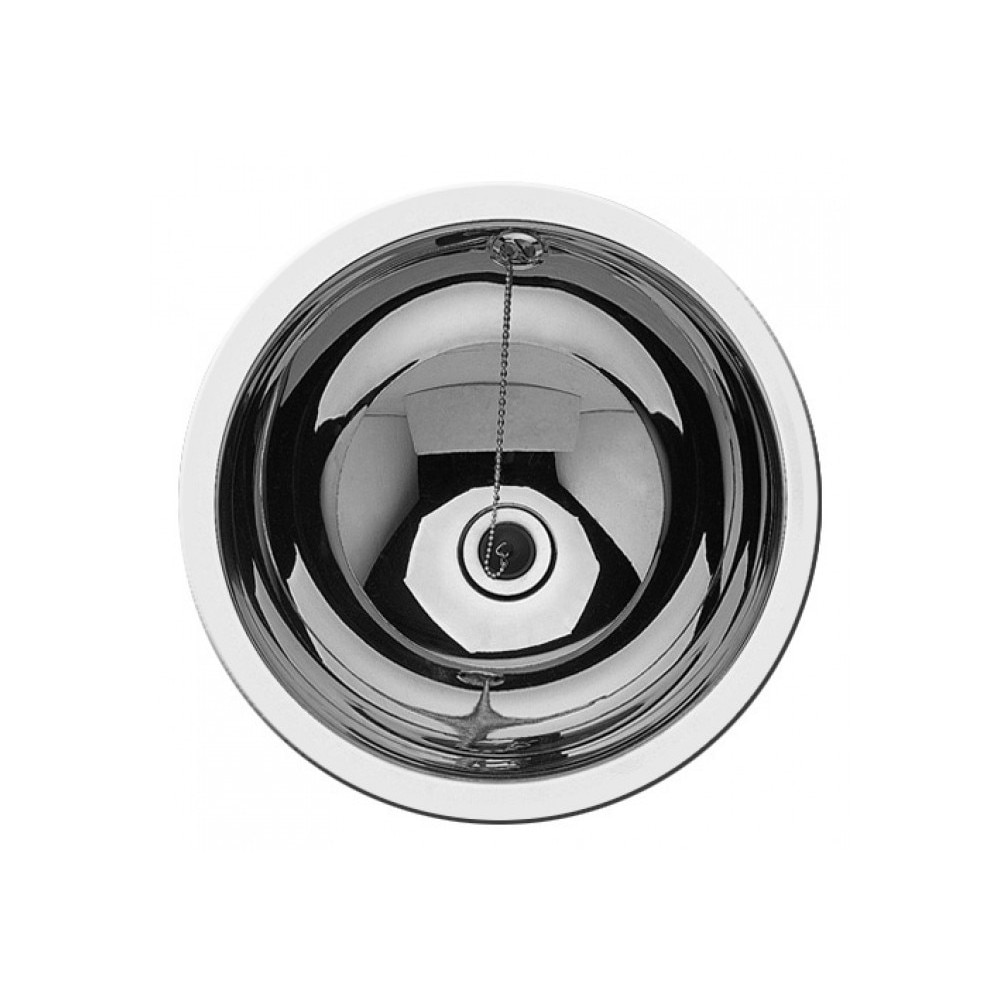 Lavoar din inox Pyramis RAVEL, Ø450 mm, adancime 160 mm, finisaj lucios