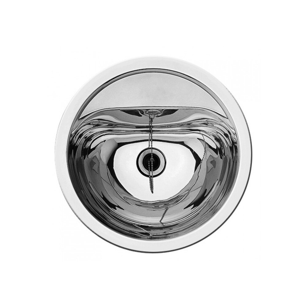 Lavoar din inox Pyramis BOLERO, Ø450 mm, adancime 160 mm, finisaj lucios