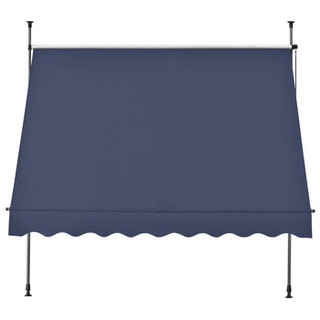 Copertina paravan solar 150 DB, pro.tec, 150 x 120 x 200-300 cm, otel/poliester, albastru inchis Copertina paravan solar 150 DB, pro.tec, 150 x 120 x 200-300 cm, otel/poliester, albastru inchis