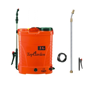 Pompa de stropit electrica, Vermorel cu acumulator 16 Litri si Lance Extensibila 1.6-2.7 M, Raider Pompa de stropit electrica, Vermorel cu acumulator 16 Litri si Lance Extensibila 1.6-2.7 M, Raider