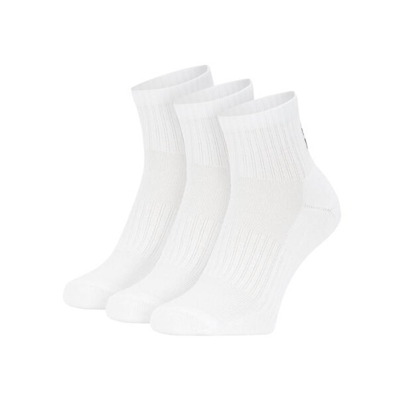 Set 3 Perechi Sosete Under Armour Core 1358344-100, Barbati, Alb, 36-41