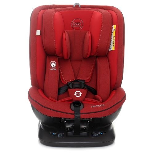 Scaun auto coto baby hevelius 360° isofix 0-36 kg melange red