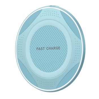 Incarcator Wireless Tanat ®EVOLVE, Fast Charge 10W, Protectie Supraincalzire, Albastru Incarcator Wireless Tanat ®EVOLVE, Fast Charge 10W, Protectie Supraincalzire, Albastru