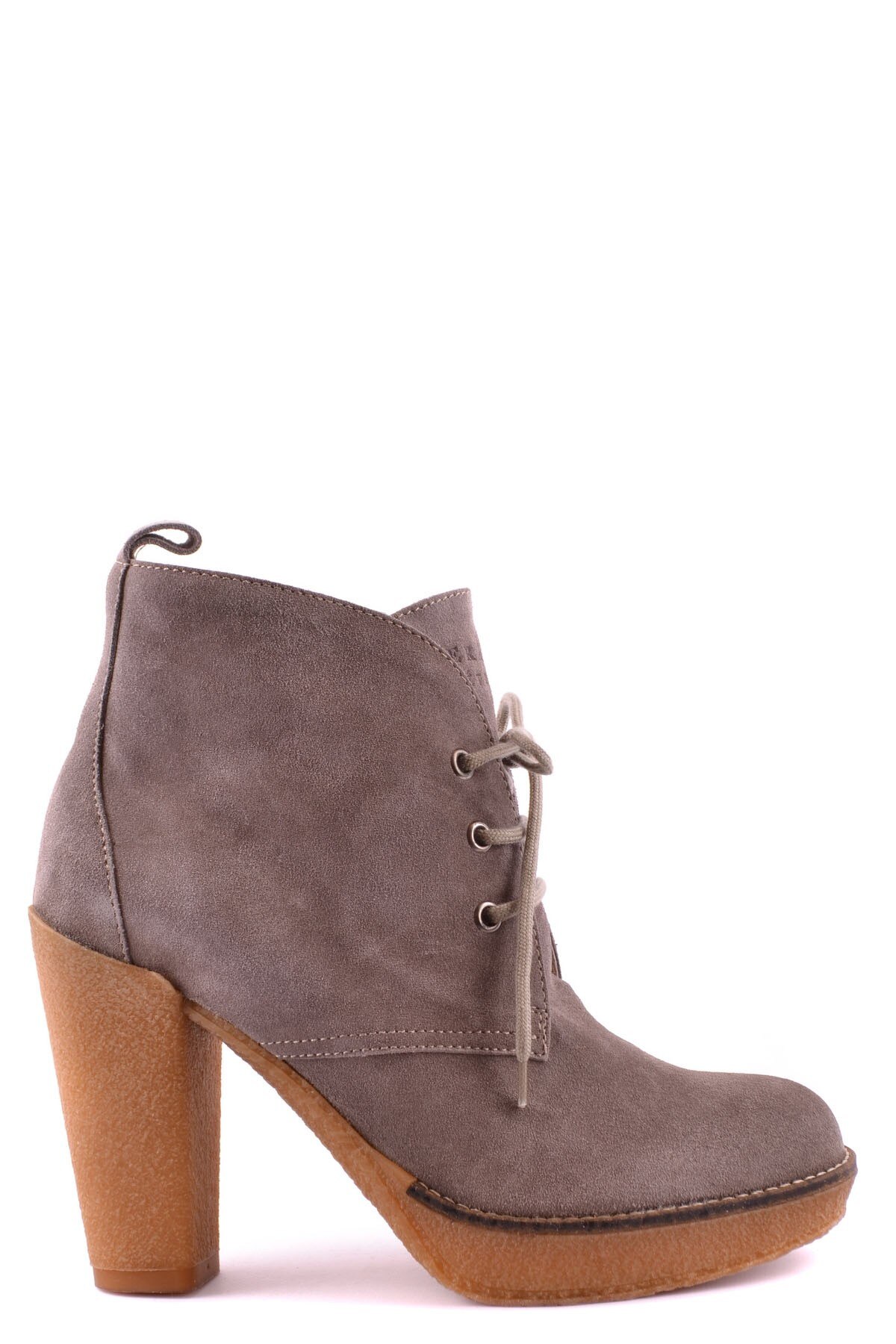 Botine dama Serafini EPR771, Textil, Gri deschis, 39 EU