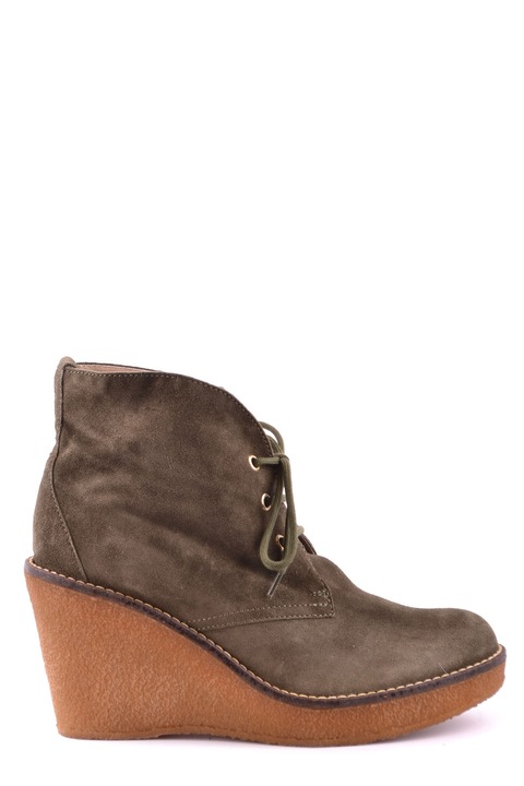 Botine dama Serafini PT1614, Piele, Verde, 40 EU