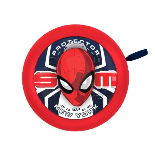 Claxon pentru bicicleta Seven Spiderman metalic, rosu