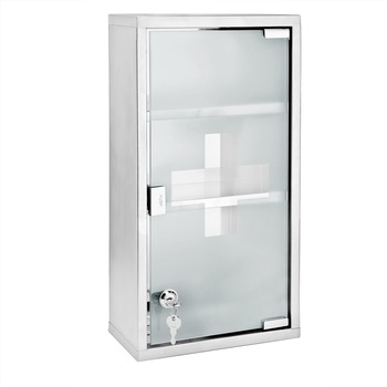 Dulap mare pentru medicamente/prim ajutor cu cheie,Deuba, 30 x 30 x 12cm Dulap mare pentru medicamente/prim ajutor cu cheie,Deuba, 30 x 30 x 12cm