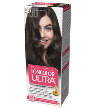 Vopsea de par permanenta Loncolor Ultra 5.7 Castaniu Vibrant, 100 ml Vopsea de par permanenta Loncolor Ultra 5.7 Castaniu Vibrant, 100 ml