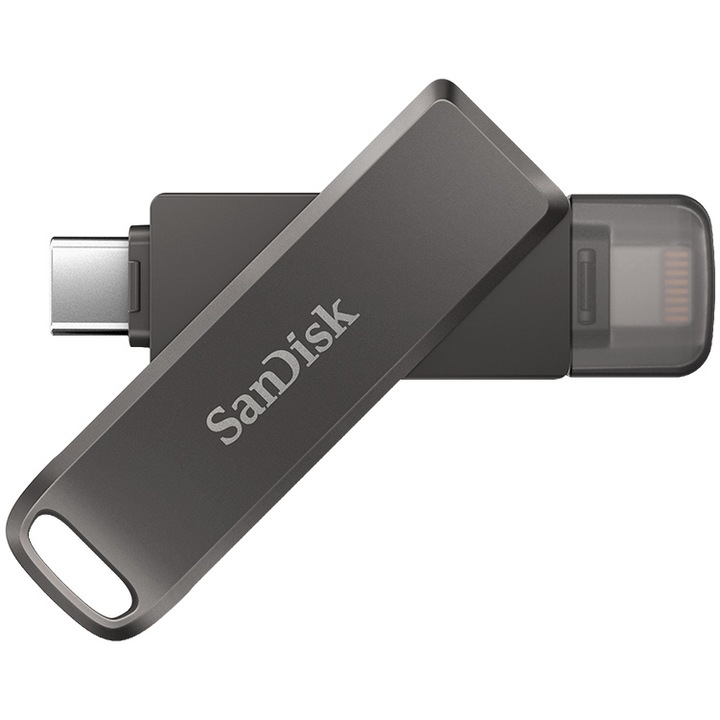USB Flash памет SanDisk iXpand Flash Drive Luxe 64GB, Type-C, Lightning connectors