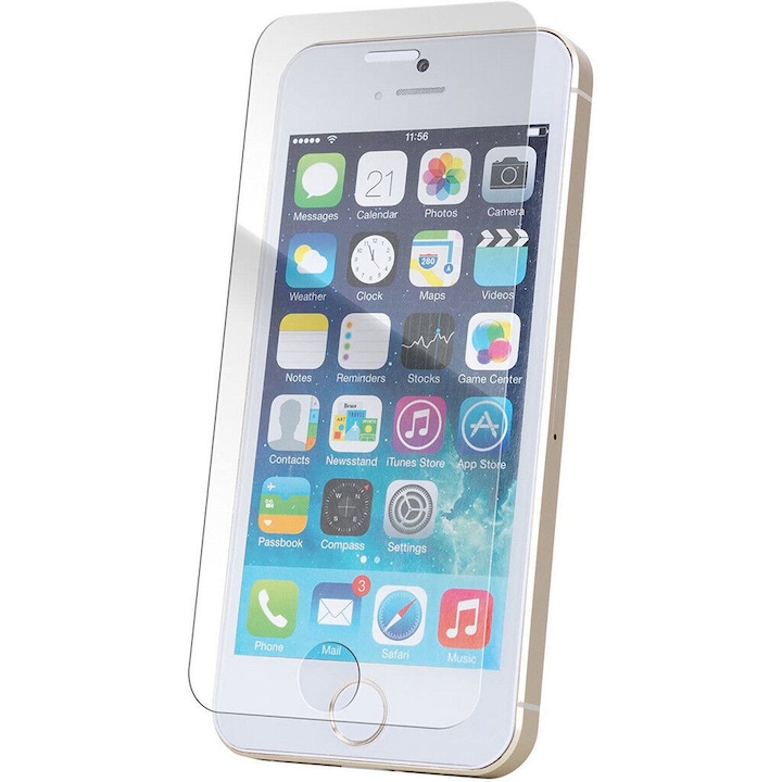 Xqisit iPhone 5 / 5S átlátszó képernyővédő fólia