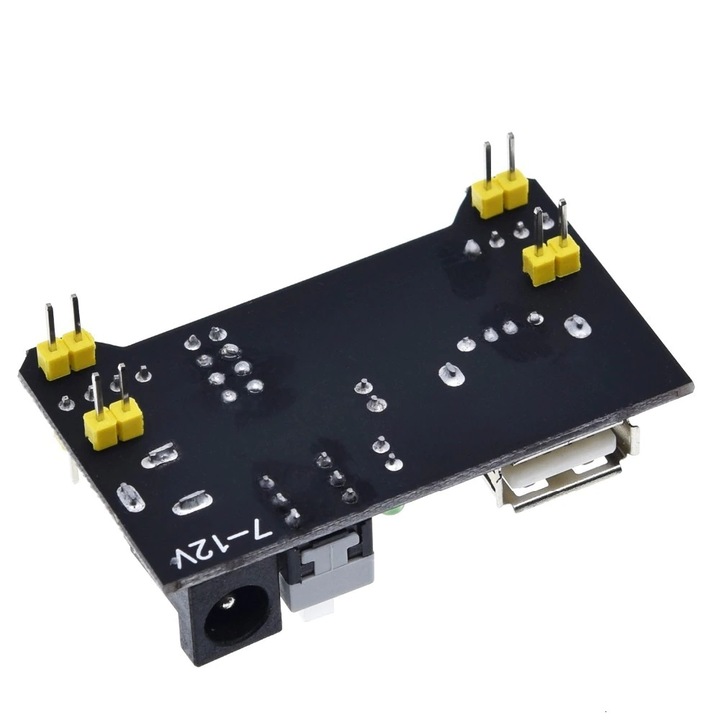 Модул за захранване Arduino Clone BreadBoard, MB102, Черен