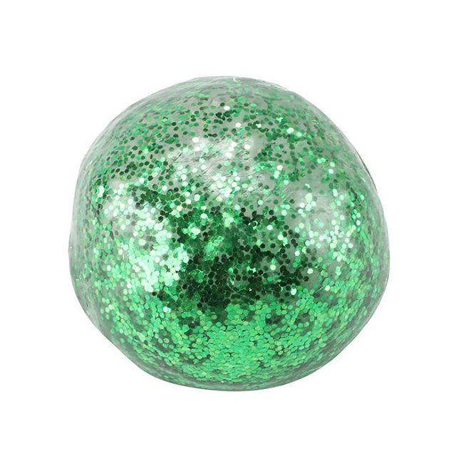 Set Mingi antistres cu sclipici, Toi Toys, 3 buc, ø7cm