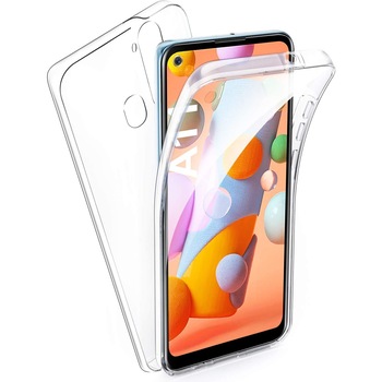 Husa 360 pentru Samsung Galaxy A11, transparenta Husa 360 pentru Samsung Galaxy A11, transparenta