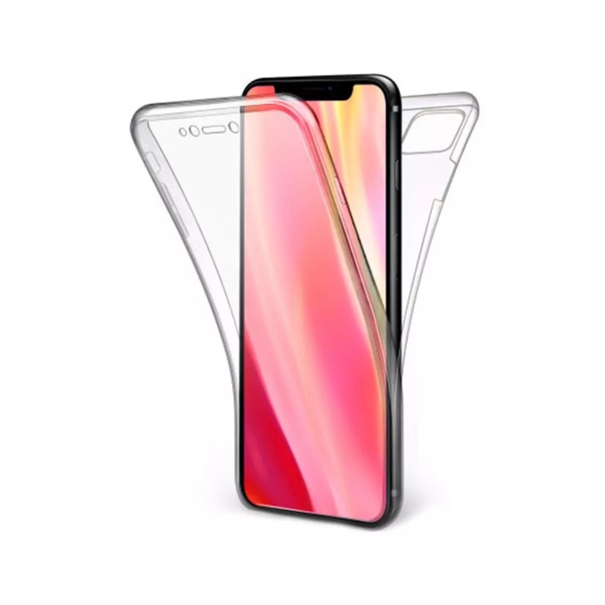 Husa 360 pentru Iphone 11, transparent