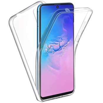 Husa 360 pentru Samsung Galaxy S10 Lite, transparenta Husa 360 pentru Samsung Galaxy S10 Lite, transparenta