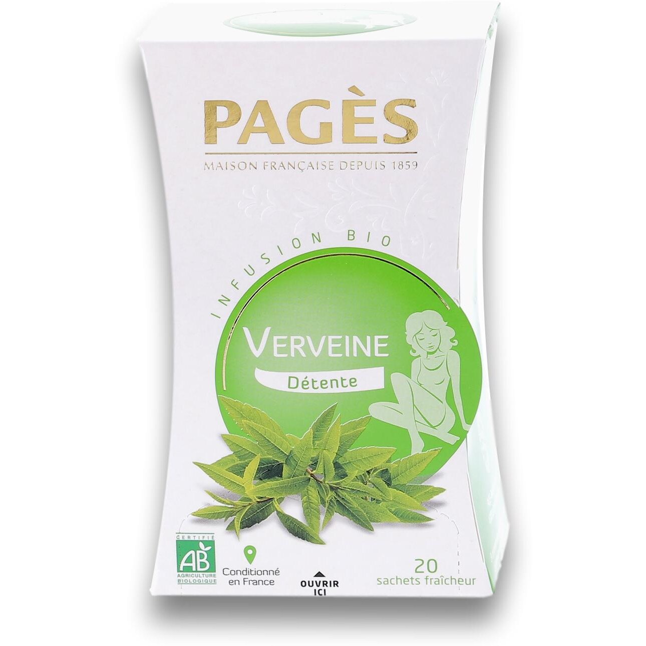 Infuzie bio detensionare din verbena Pages, 1.5 g