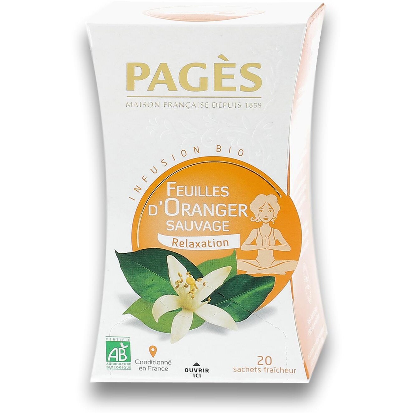 Infuzie bio relaxare din portocal salbatic Pages, 1.5 g