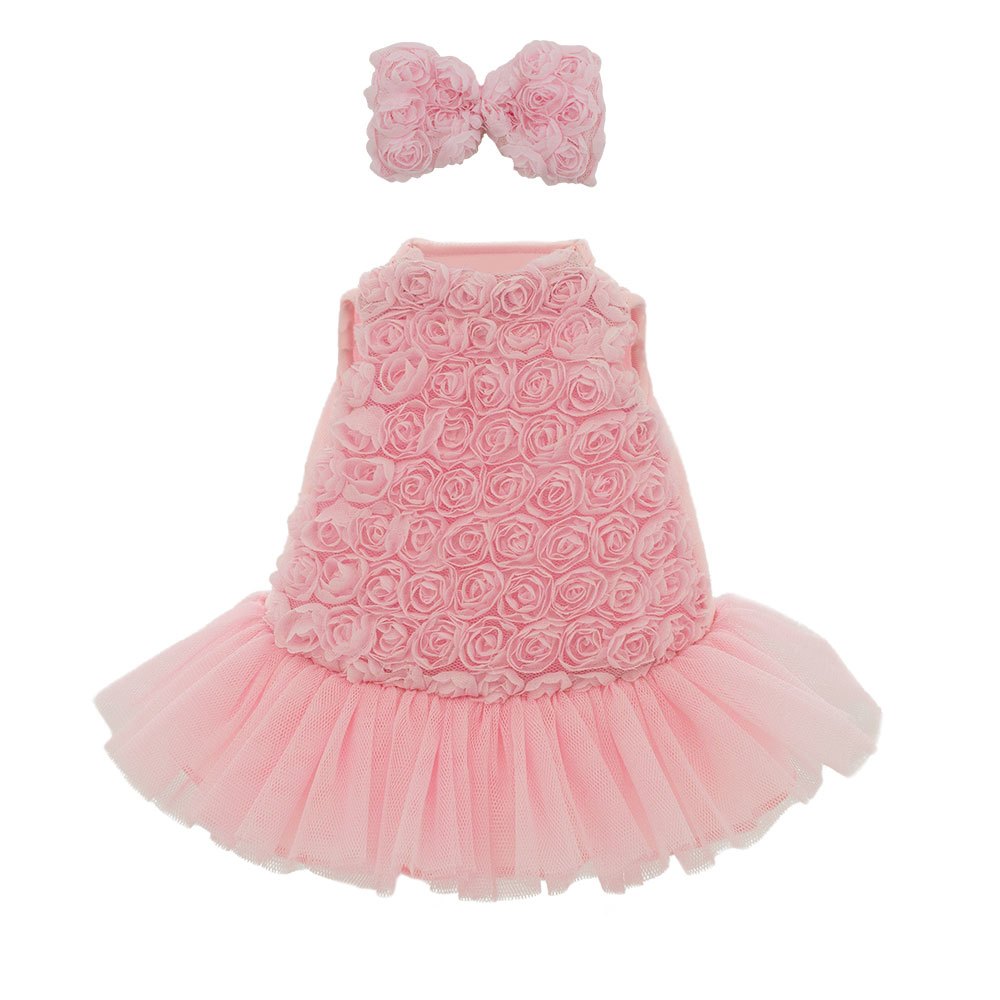 Set vestimentar Lucky Doggy: Roses Mix, 25cm, Orange Toys