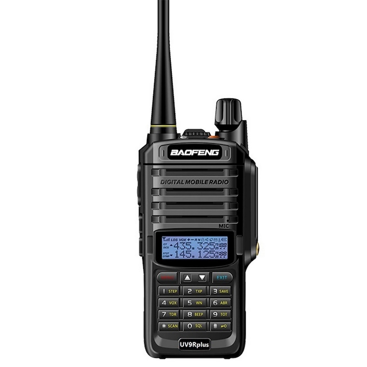 Baofeng UV-9R Plus kétirányú rádió walkie talkie VHF UHF egysávos adóvevő
