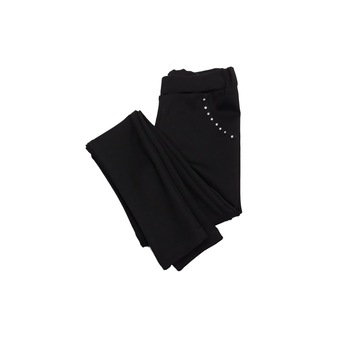 Colanti fete, negru , cu strasuri Colanti fete, negru , cu strasuri