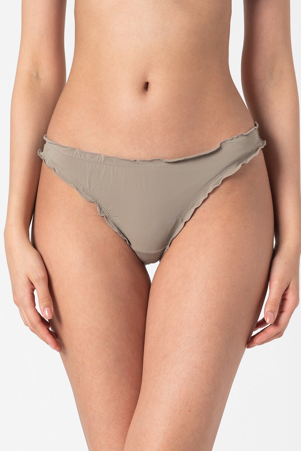 ESPRIT Bodywear, Set de chiloti brazilieni Dekota - 2 perechi, Maro nisip/alb prafuit