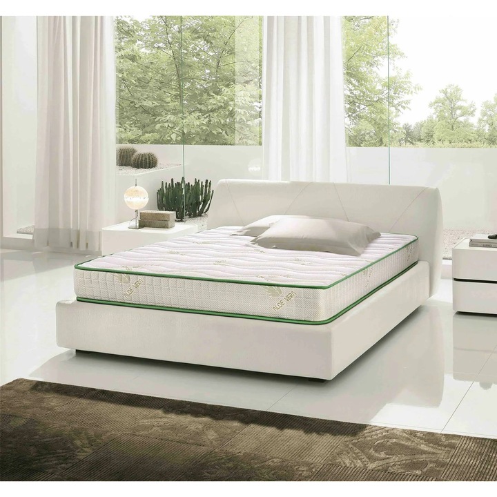 Saltea Ortopedica, Prestige, Aloe Vera Therapy, 200x160x19, spuma poliuretanica, reversibila, hipoalergenica, ferma