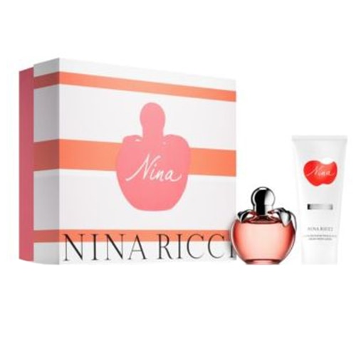 Set Nina Ricci, Nina, Femei: Apa de Toaleta, 80 ml + Lotiune de corp, 100 ml