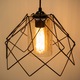 Pendul Decorativ, metal negru si sticla, 1 bec E27, Kontes 60W