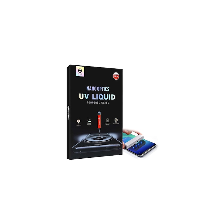 Mocolo UV Liquid 3D full cover, íves edzett üveg Samsung Galaxy Note 20 (SM-N980F) készülékhez, átlátszó