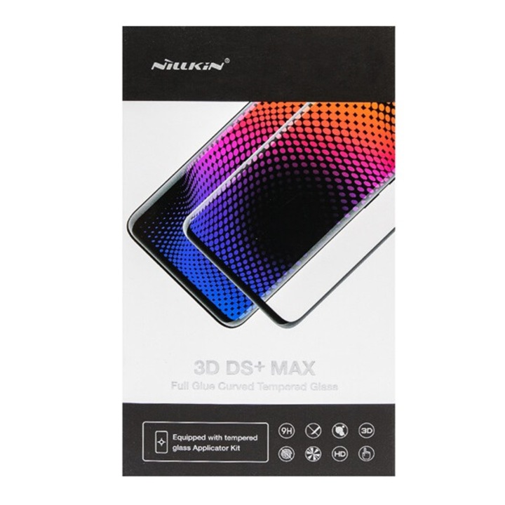 Nillkin ds+ max képernyővédő üveg, 3d, full glue, ultravékony, ütésállóság, 0.23mm, 9h, fekete, kompatibilis: Huawei P40 Pro+ 5G / P40 Pro 5G