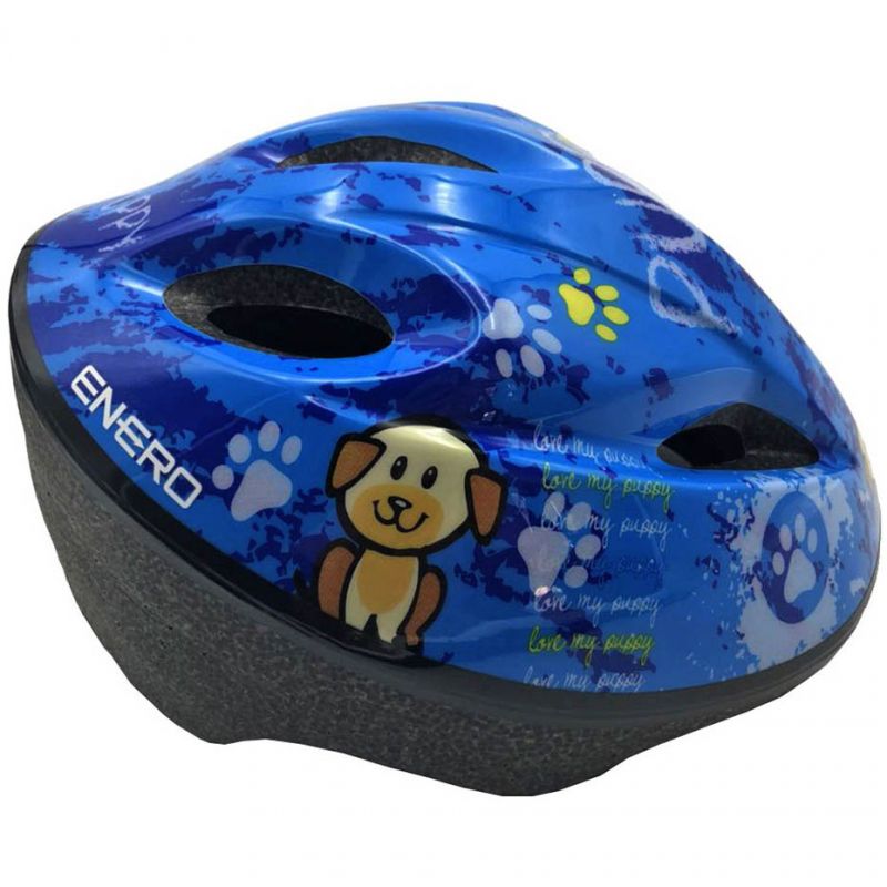 Casca sport pentru copii, Enero Puppy, marimea L, circumferinta cap 51 – 53 cm, albastru