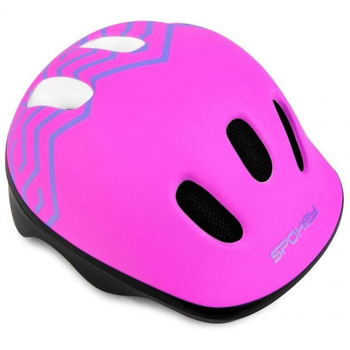 Spokey Strapy Gyermek sport sisak, XS, Fej kerülete 44-48 cm, Lila-Kék