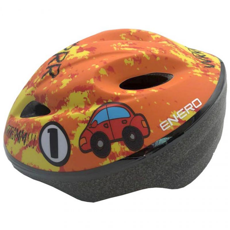 Casca sport pentru copii, Enero Car, marimea L, circumferinta cap 51– 53 cm, portocaliu