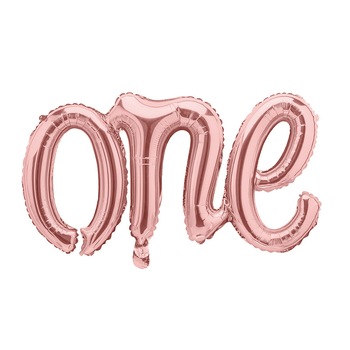 Balon Folie One, Roz, 66x37 cm Balon Folie One, Roz, 66x37 cm