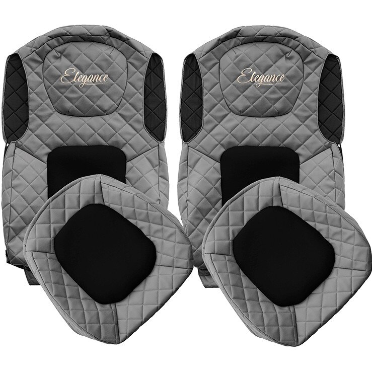 Set 2 huse scaun camion Ford F-Max din 2018 Gri