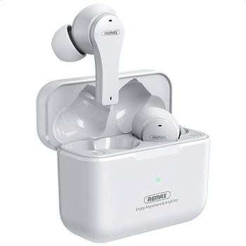Casti Bluetooth Remax TWS-27, SinglePoint, Alb Casti Bluetooth Remax TWS-27, SinglePoint, Alb