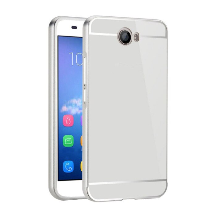 Husa Aluminium Mirror pentru Huawei Y5 II Silver