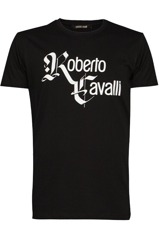 Tricou Barbati Roberto Cavalli, Negru, L
