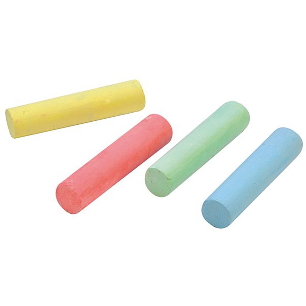 Set 15 crete pentru colorat pe asfalt, Jumbo, Multicolor