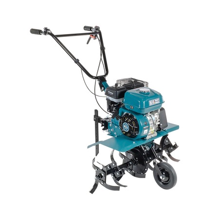 Motosapa pe benzina Könner&Söhnen KS 7HP-850A, putere 7 CP, 212 CC, 4 timpi, 1 viteza, 80 cm latime lucru, 31 cm adancime de lucru, transmisie pe curea,contine: roata de transport + 24 freze pamant
