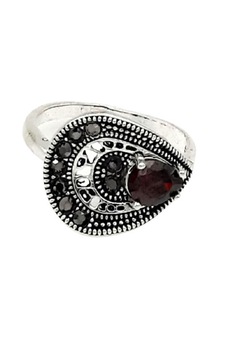 Inele rosu m17, Argintiu/Rosu, 57 Inele rosu m17, Argintiu/Rosu, 57