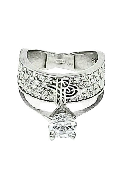 Inele Argint 925 Consuelo, Alb-argintiu, 57