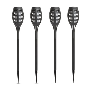 Pachet 4 lampi solare LED de exterior pentru gradina Garden of Eden 11262B, model imitatie flacara, acumulator 1 x AA 1.2 V Ni-MH 600 mAh, 48 cm Pachet 4 lampi solare LED de exterior pentru gradina Garden of Eden 11262B, model imitatie flacara, acumulator 1 x AA 1.2 V Ni-MH 600 mAh, 48 cm
