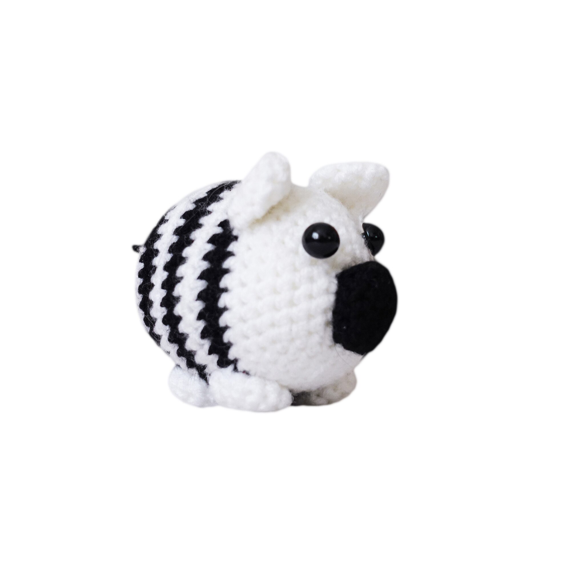 Zebra, jucarie crosetata, hand-made, amigurumi, bumbac, umplutura nonalergenica, 15 cm
