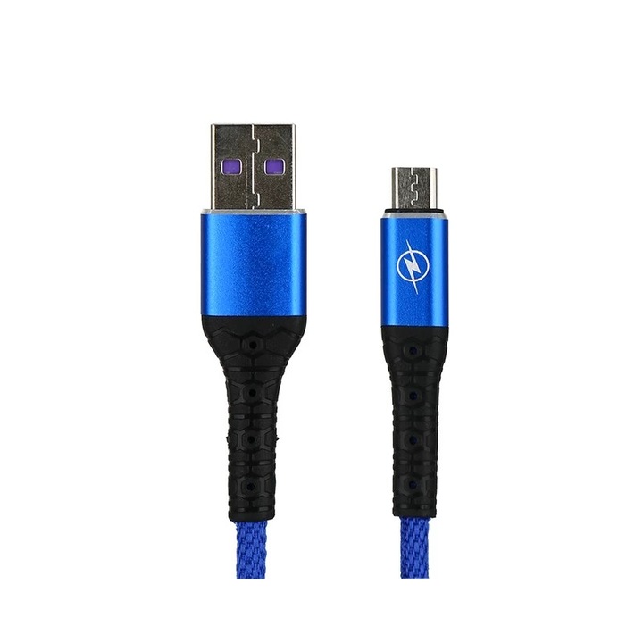 Cablu de date si pentru incarcare MICRO USB, Tescomak, XY-0714-NEGRU
