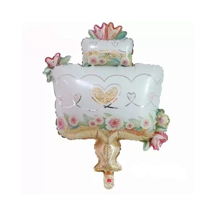 Фолиев балон за сватбена торта 68х58см