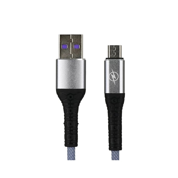 Cablu de date si pentru incarcare MICRO USB, Tescomak, XY-0714-GRI