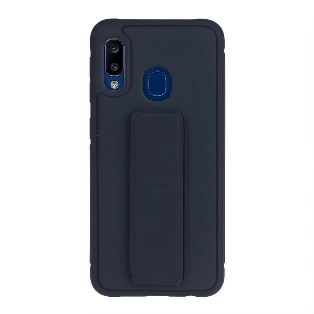 Husa Lemontti Solid Color compatibil cu Samsung Galaxy A20e, Dark Blue