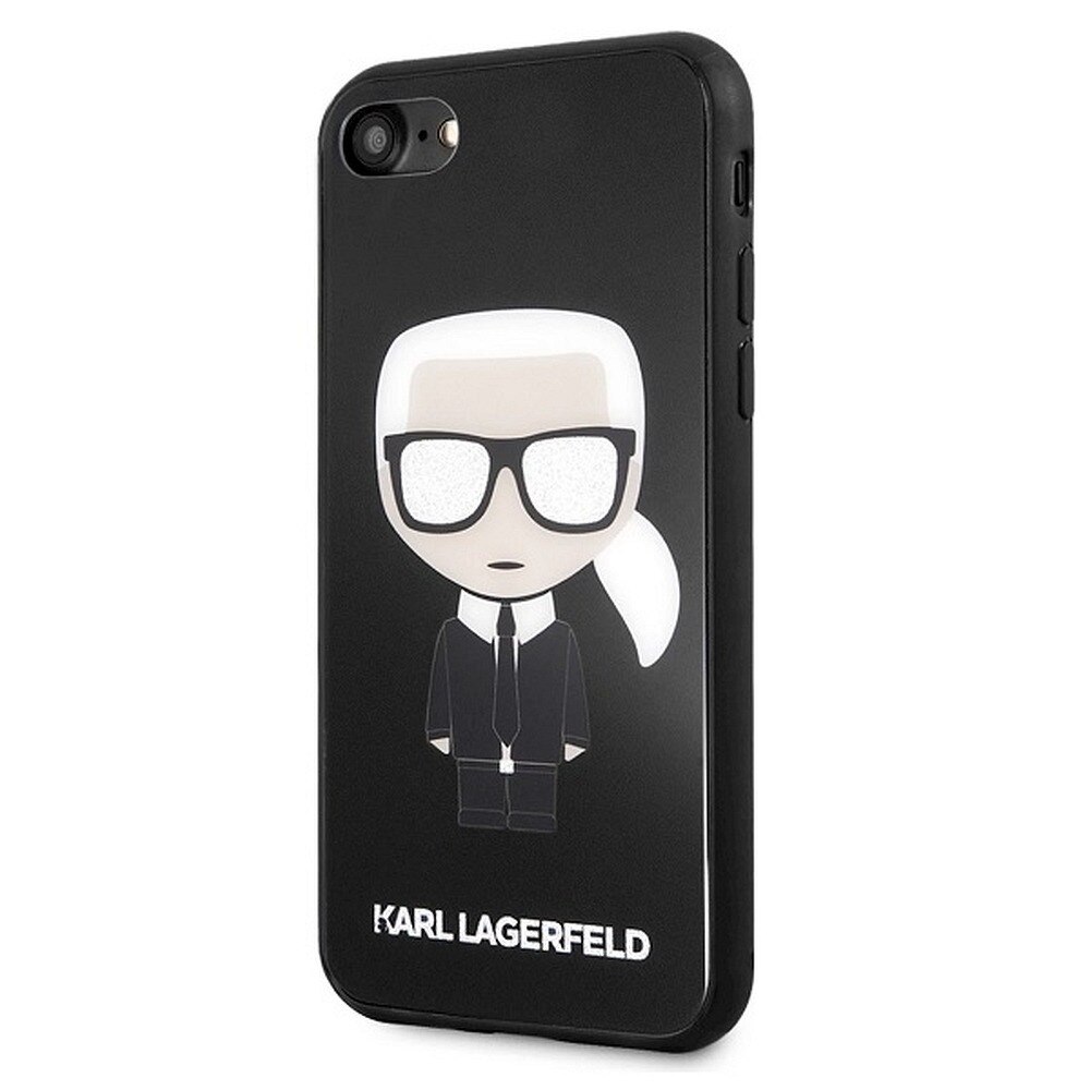 Husa Originala Karl Lagerfeld compatibila cu iPhone 7/8 / SE2020 Negru - KLHCI8DLFKBK